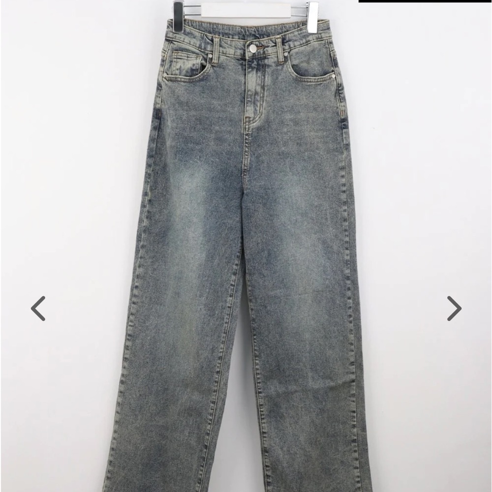 Lewkin Jeans, wide leg, vintage wash
